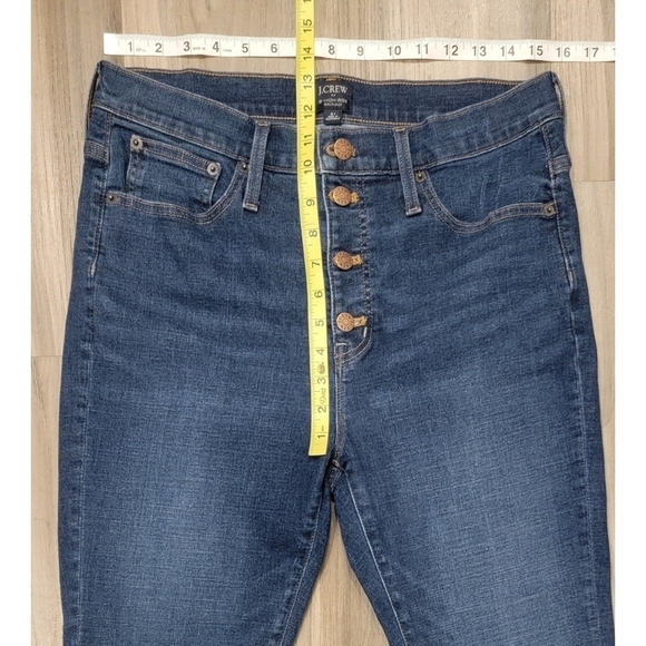 J. Crew 10" High Rise Skinny Jeans size 31 - Picture 5 of 11
